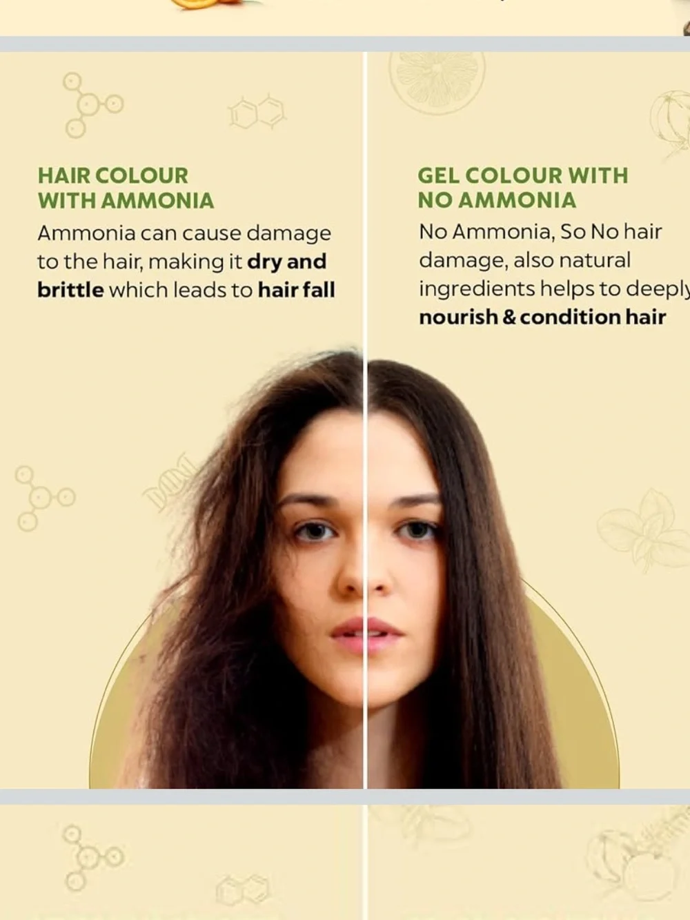 Indus Valley Natural Orhanic Damage Free Hair Gel Hair Color Vegan Cruelty Free